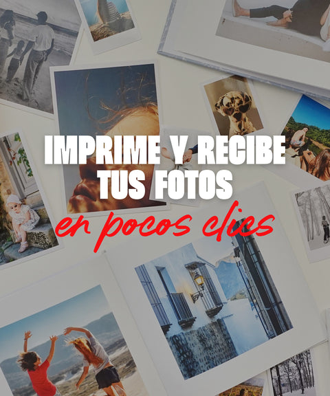 Imprime y  recibe tus fotos en pocos clics