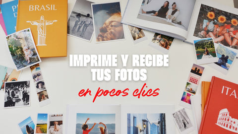 Imprime y  recibe tus fotos en pocos clics